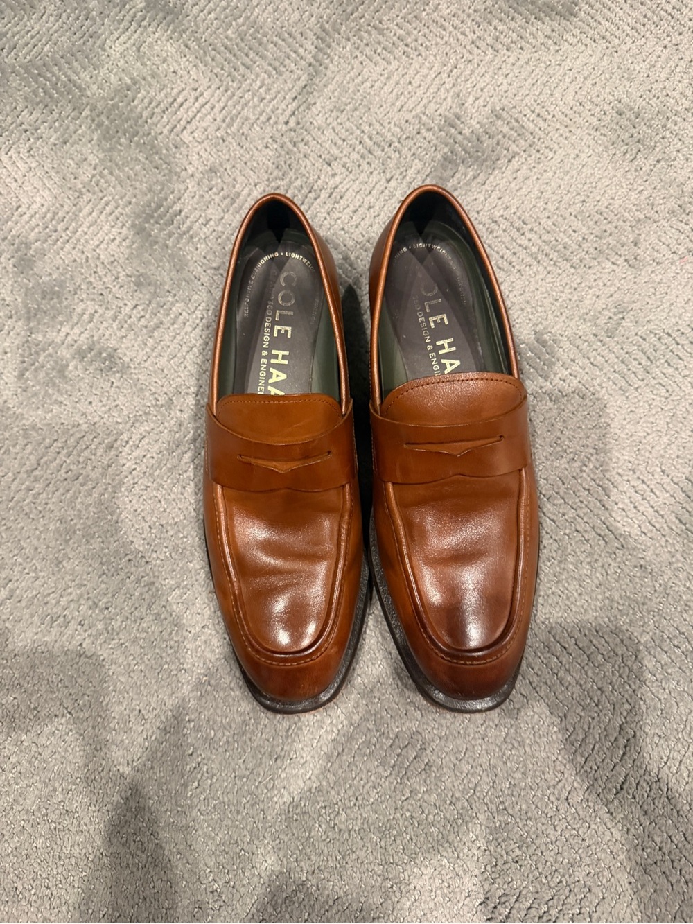 Cole Haan Chestnut 360 Leather Slip-On Loafers